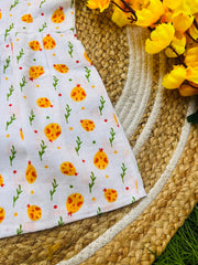 Cute Chickens - Muslin Frock 3 to 6M
